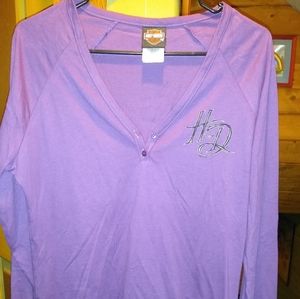 Harley Davidson Henley Longsleeve